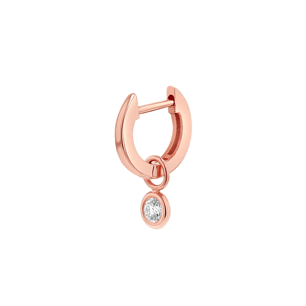 Diamond Drop Huggies Hoops O97805