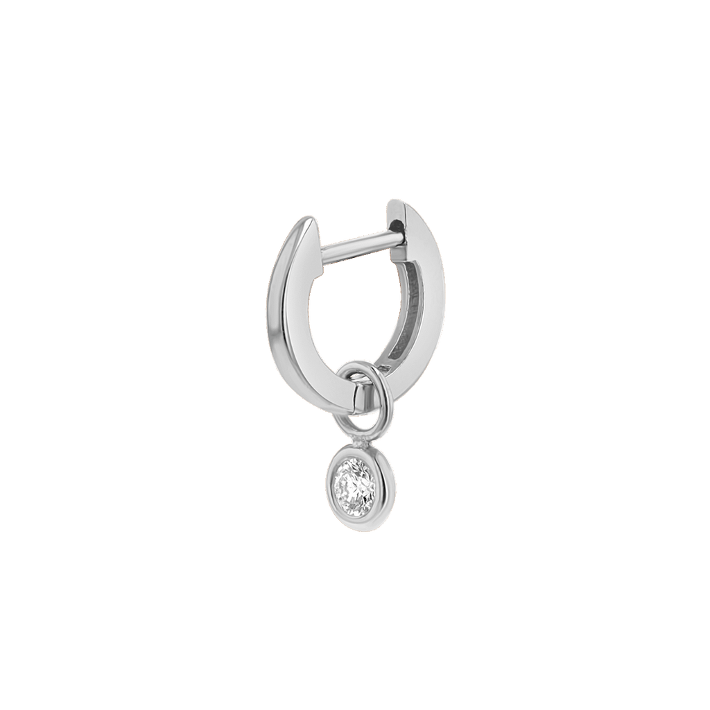 Diamond Drop Huggies Hoops O97805
