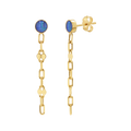 Opal Solitaire Sequin Earrings Y88069