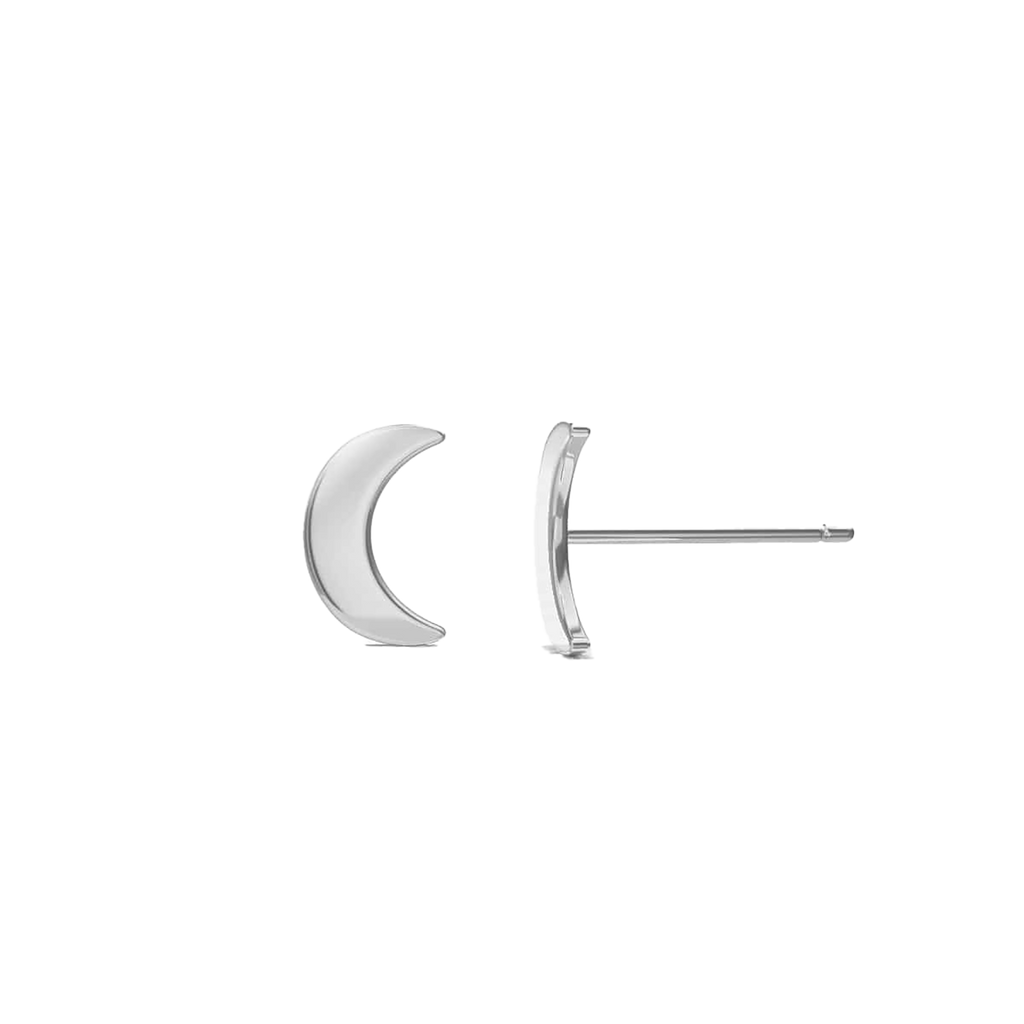Petite Moon Stud Earrings S638