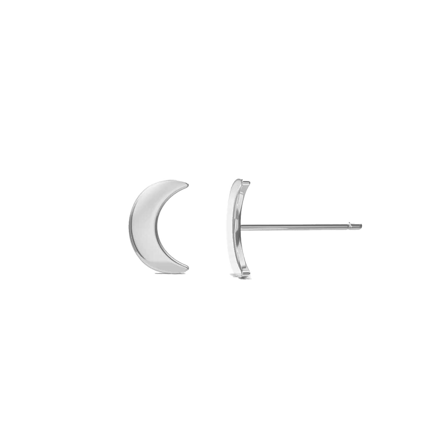 Petite Moon Stud Earrings S638