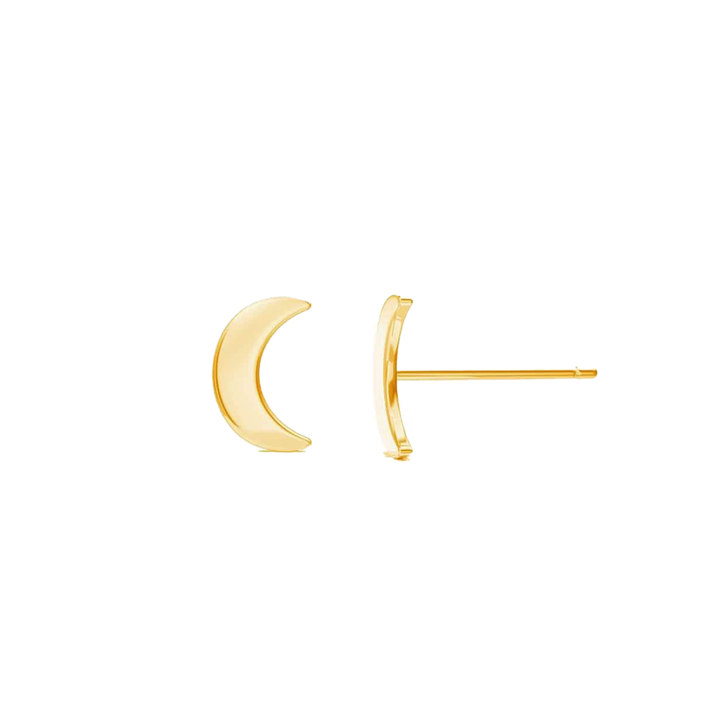 Petite Moon Stud Earrings S638