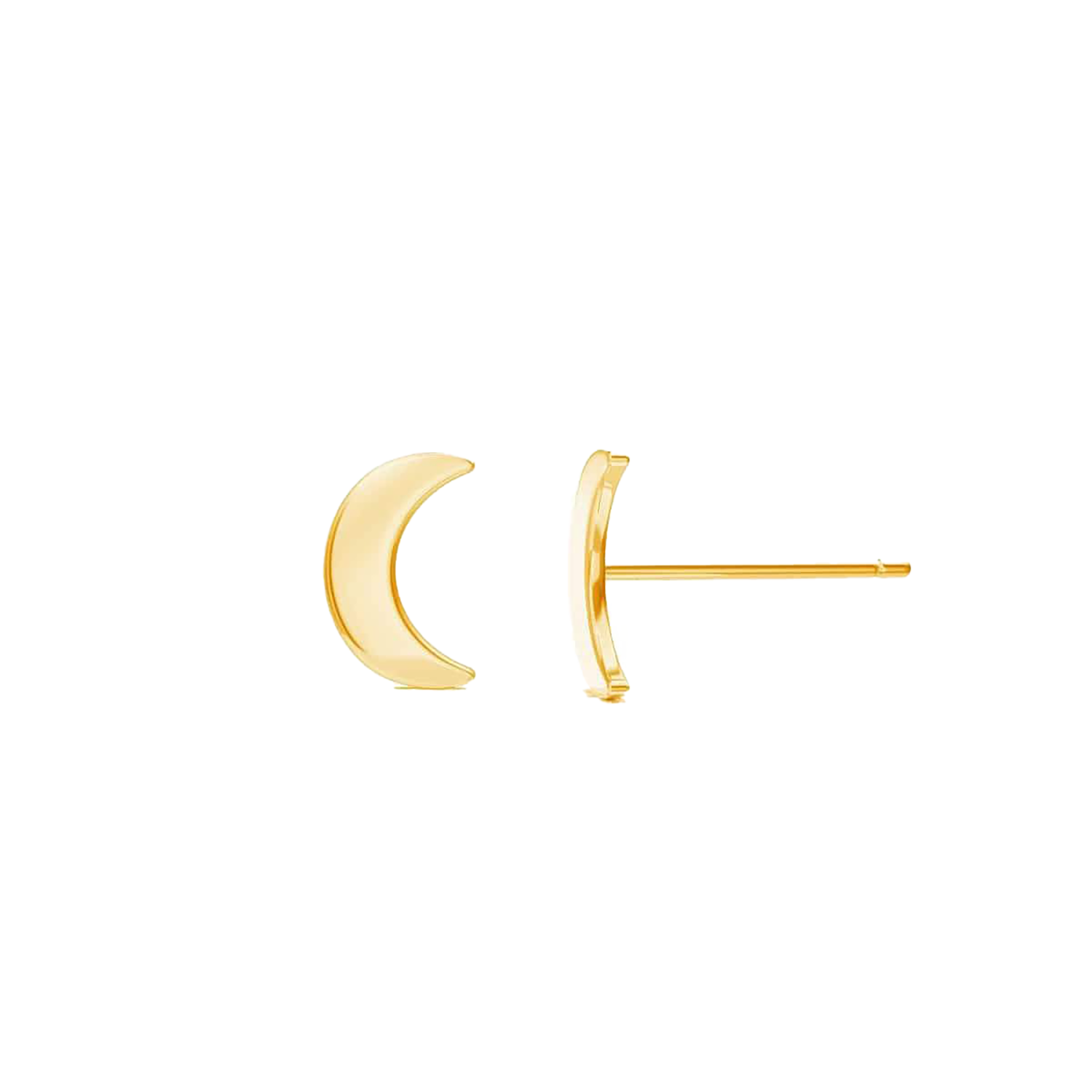 Petite Moon Stud Earrings S638