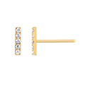 Diamond Bar Stud Earrings H511317