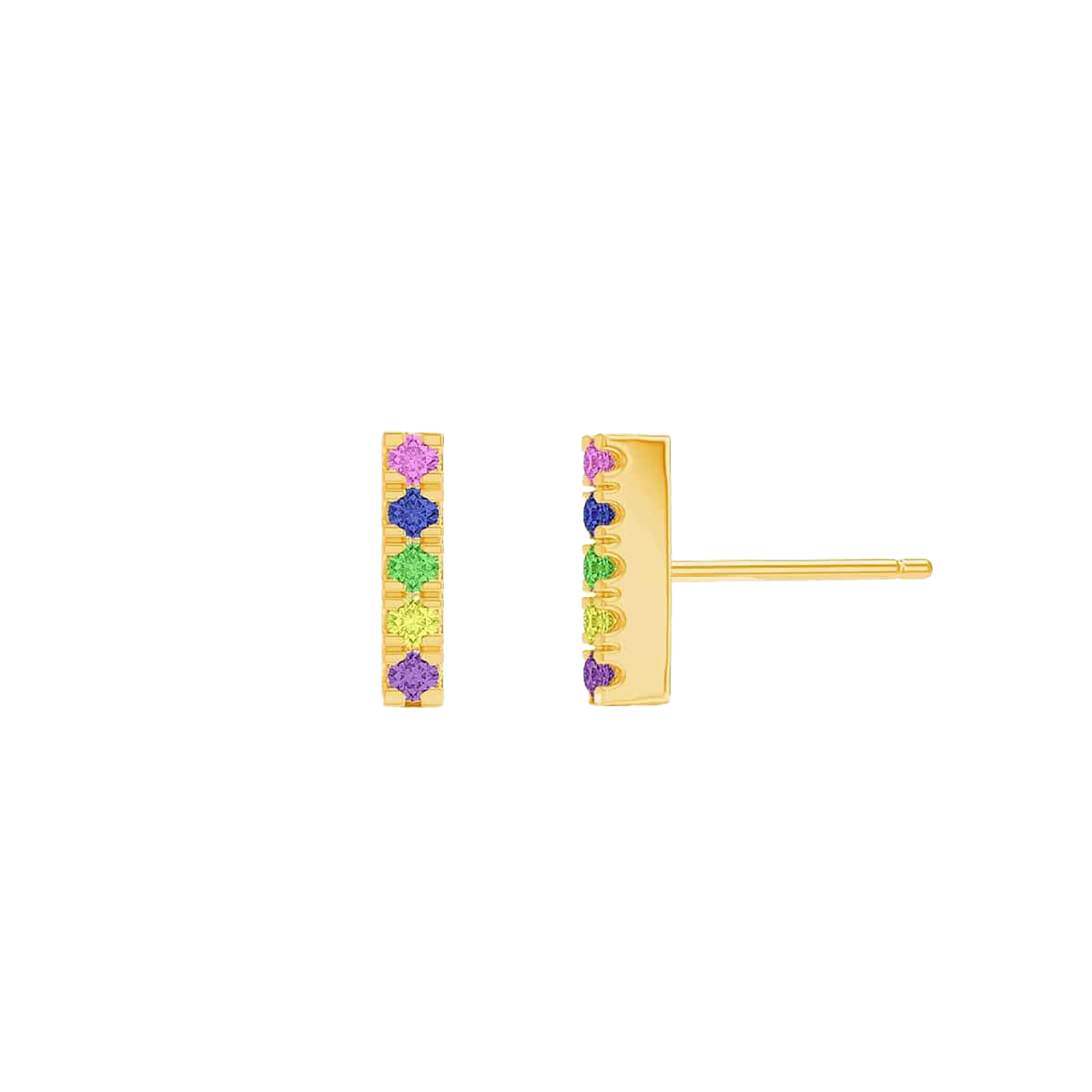 Rainbow Bar Earrings X775