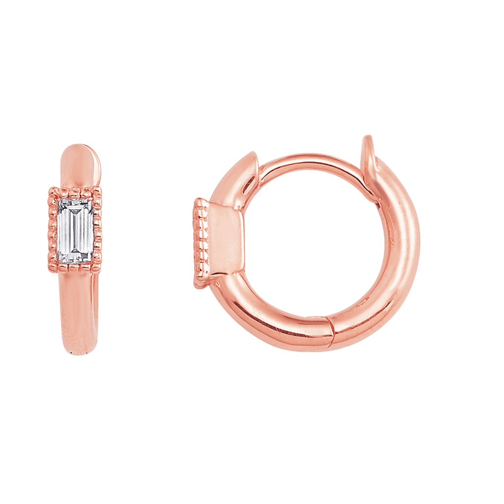Baguette Huggie Earrings I226546