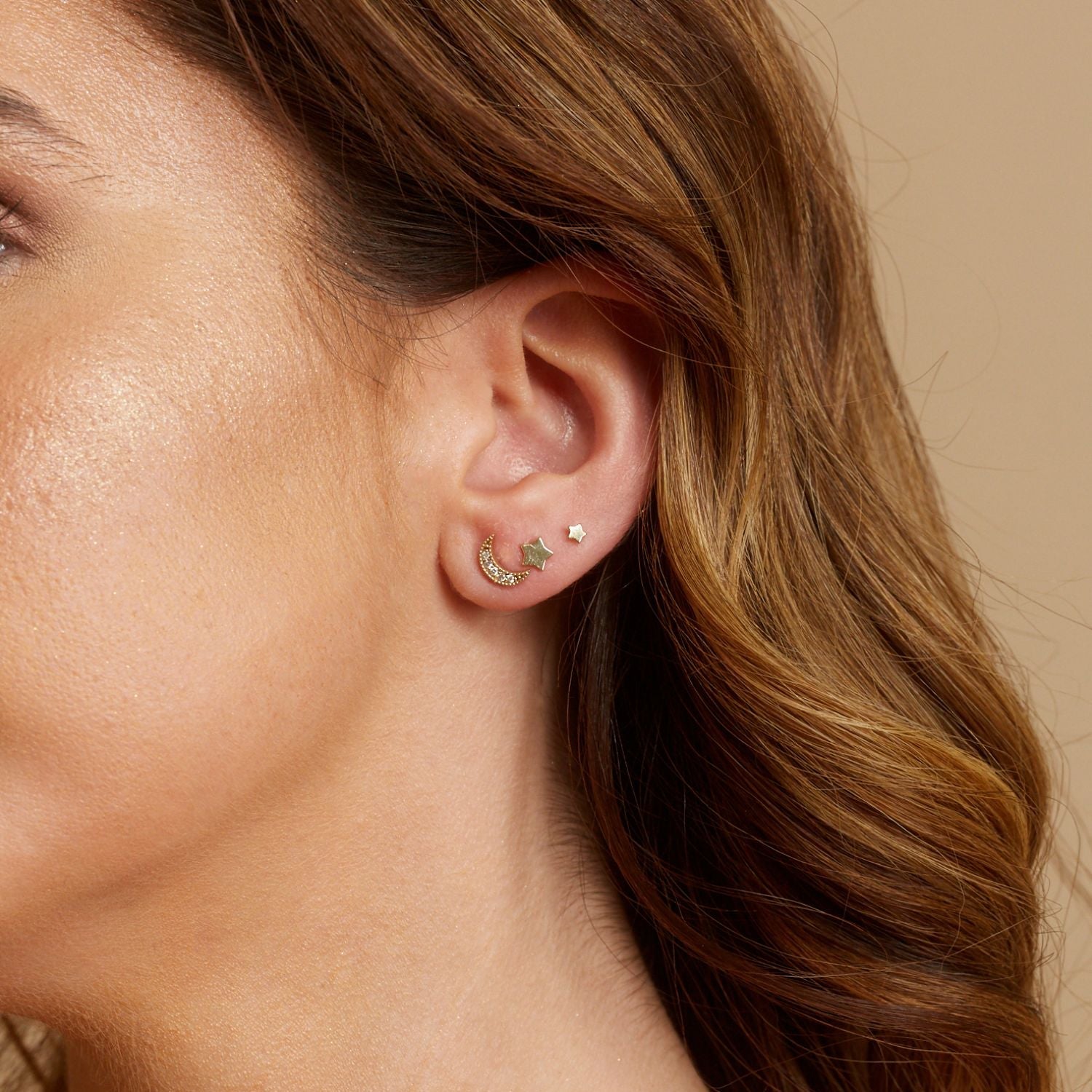 Star Stud Earrings O805