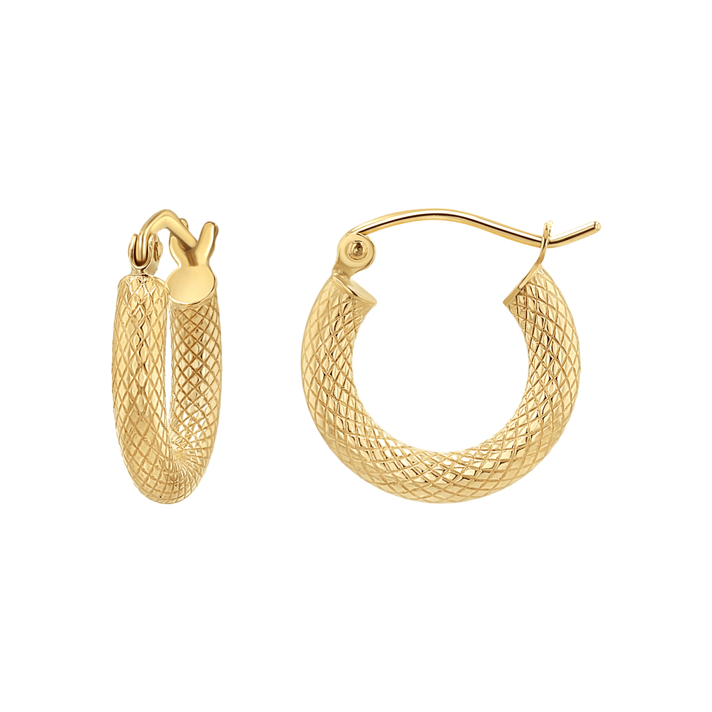 Serpentine Hoop Earrings Q831644