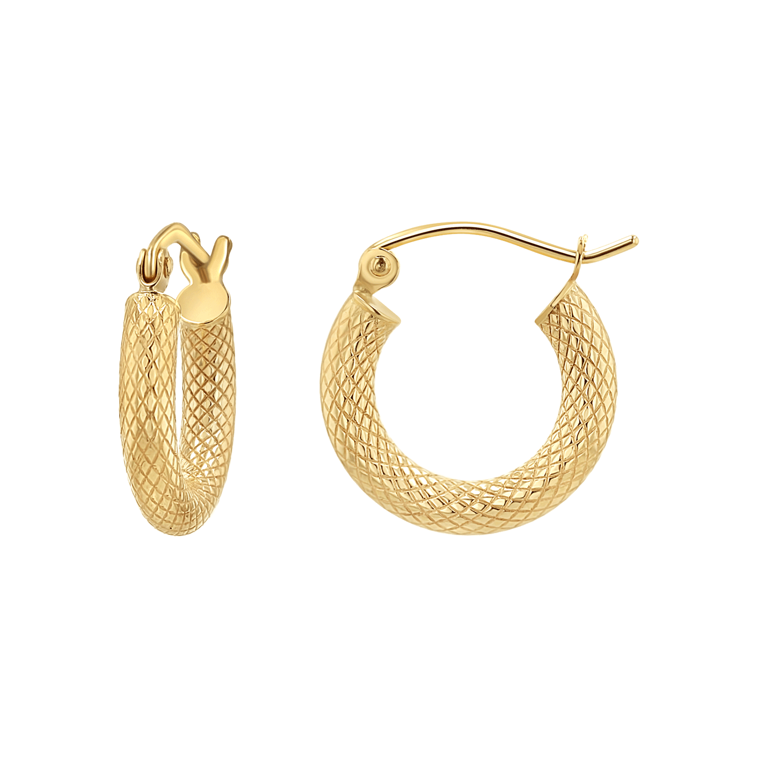 Serpentine Hoop Earrings Q831644