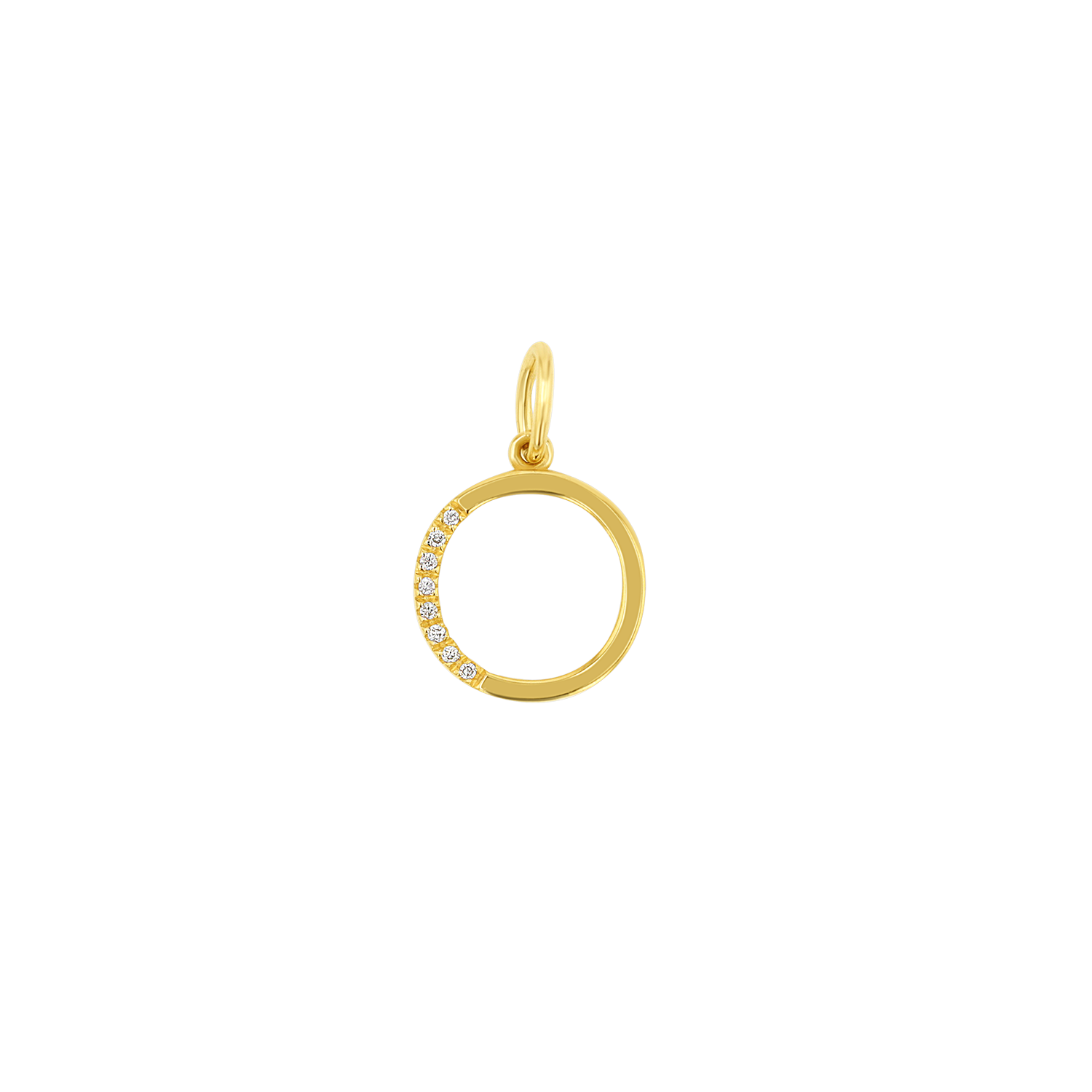 Diamond Initial Charm D37358