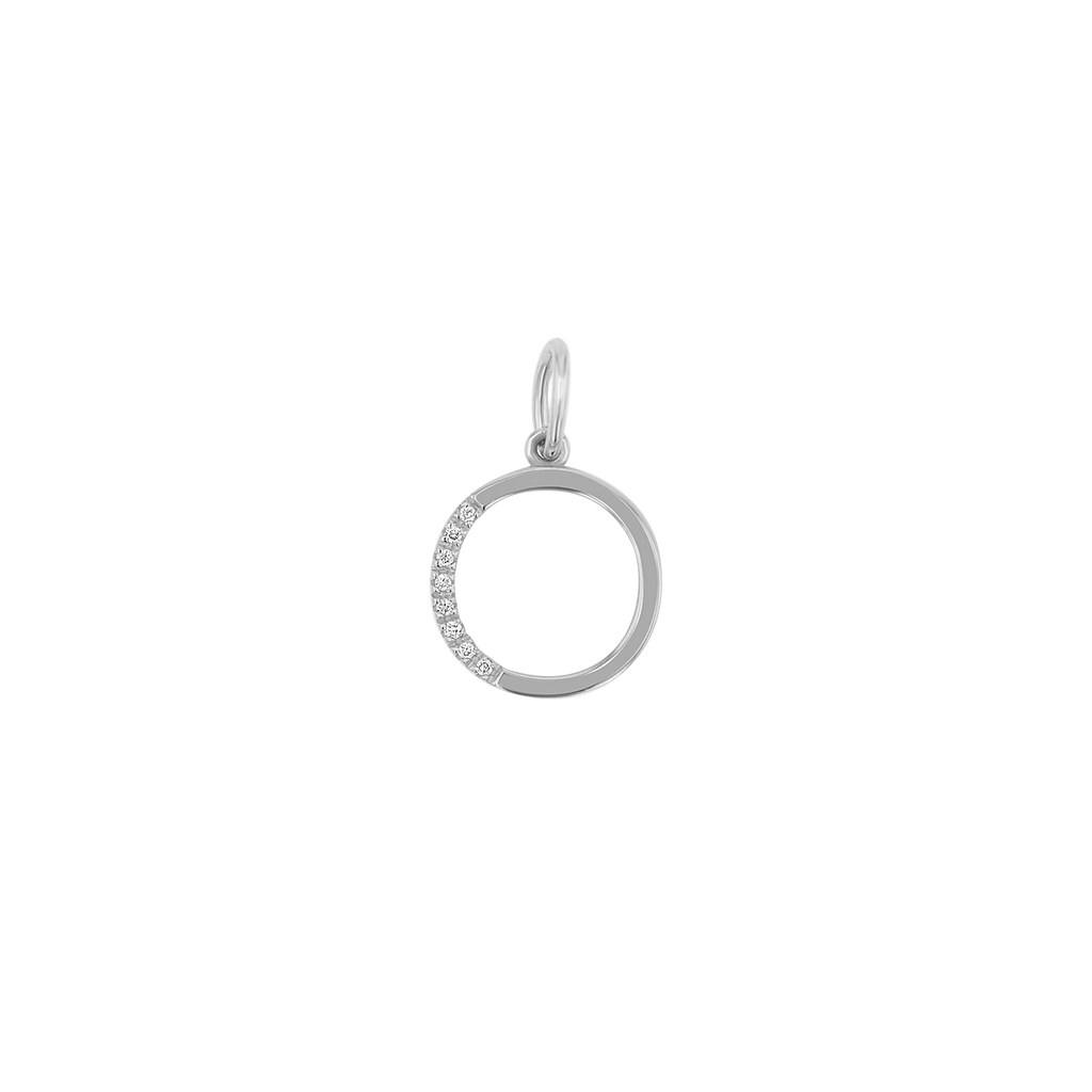 Diamond Initial Charm D37358