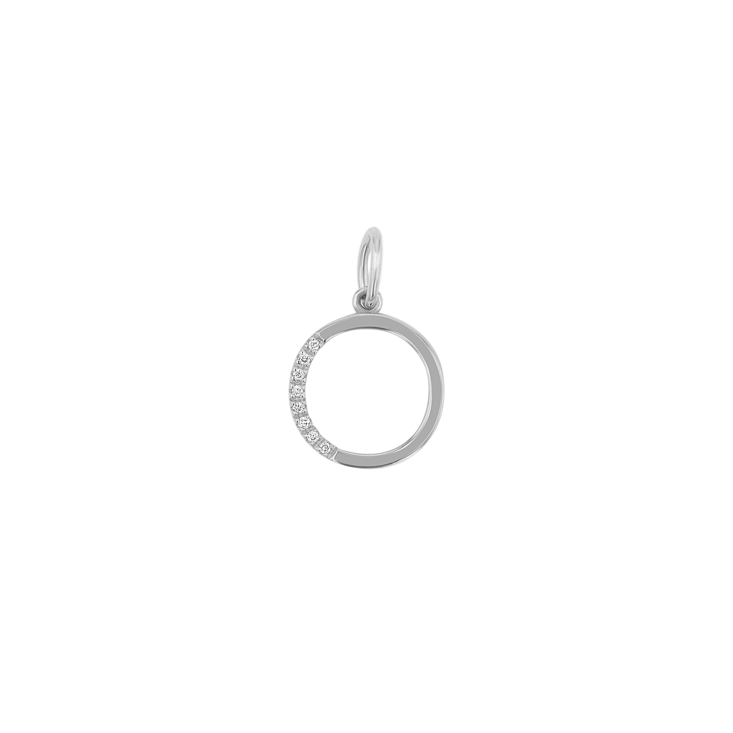 Diamond Initial Charm D37358