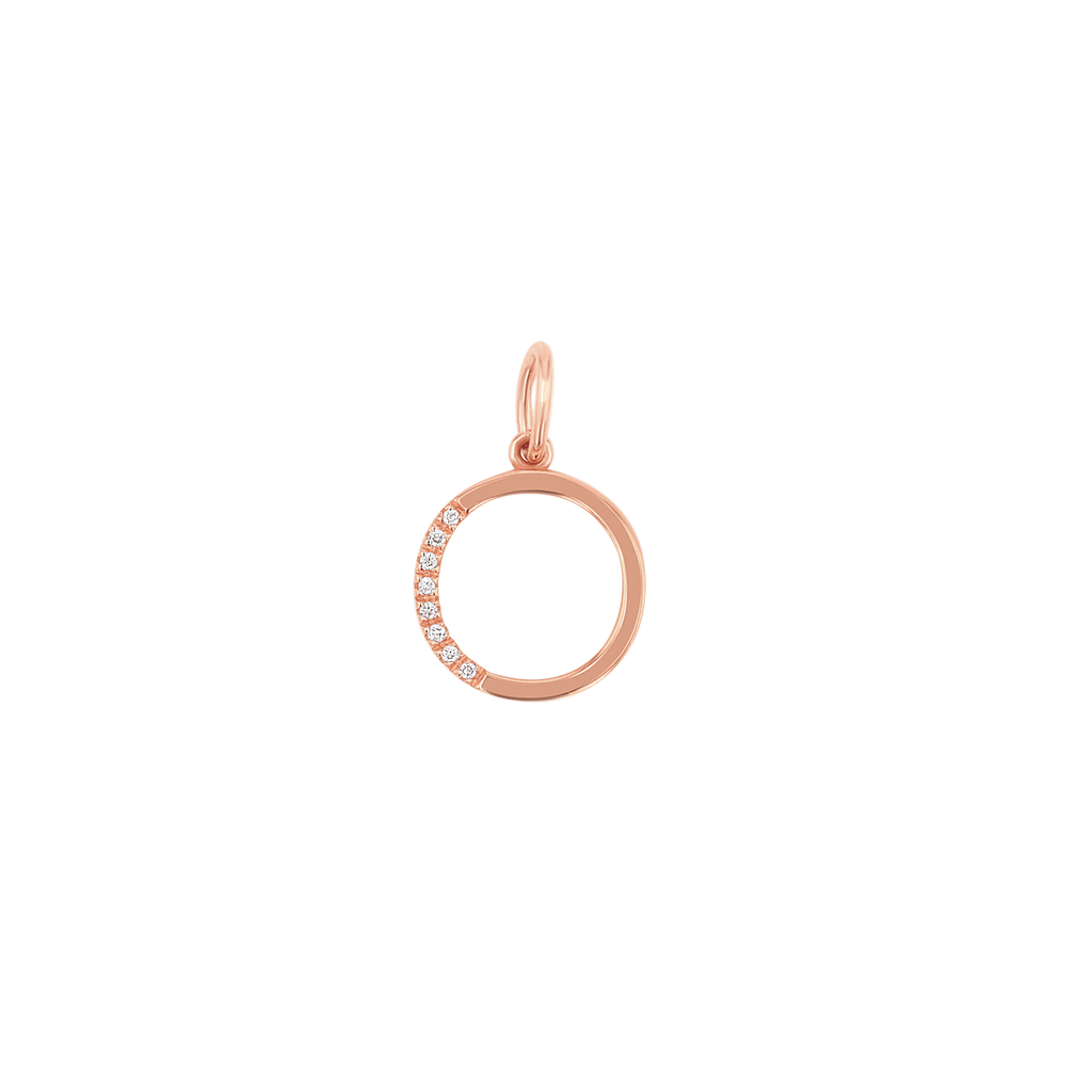 Diamond Initial Charm D37358