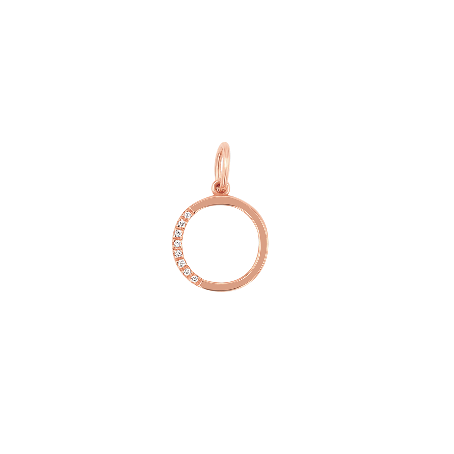Diamond Initial Charm D37358