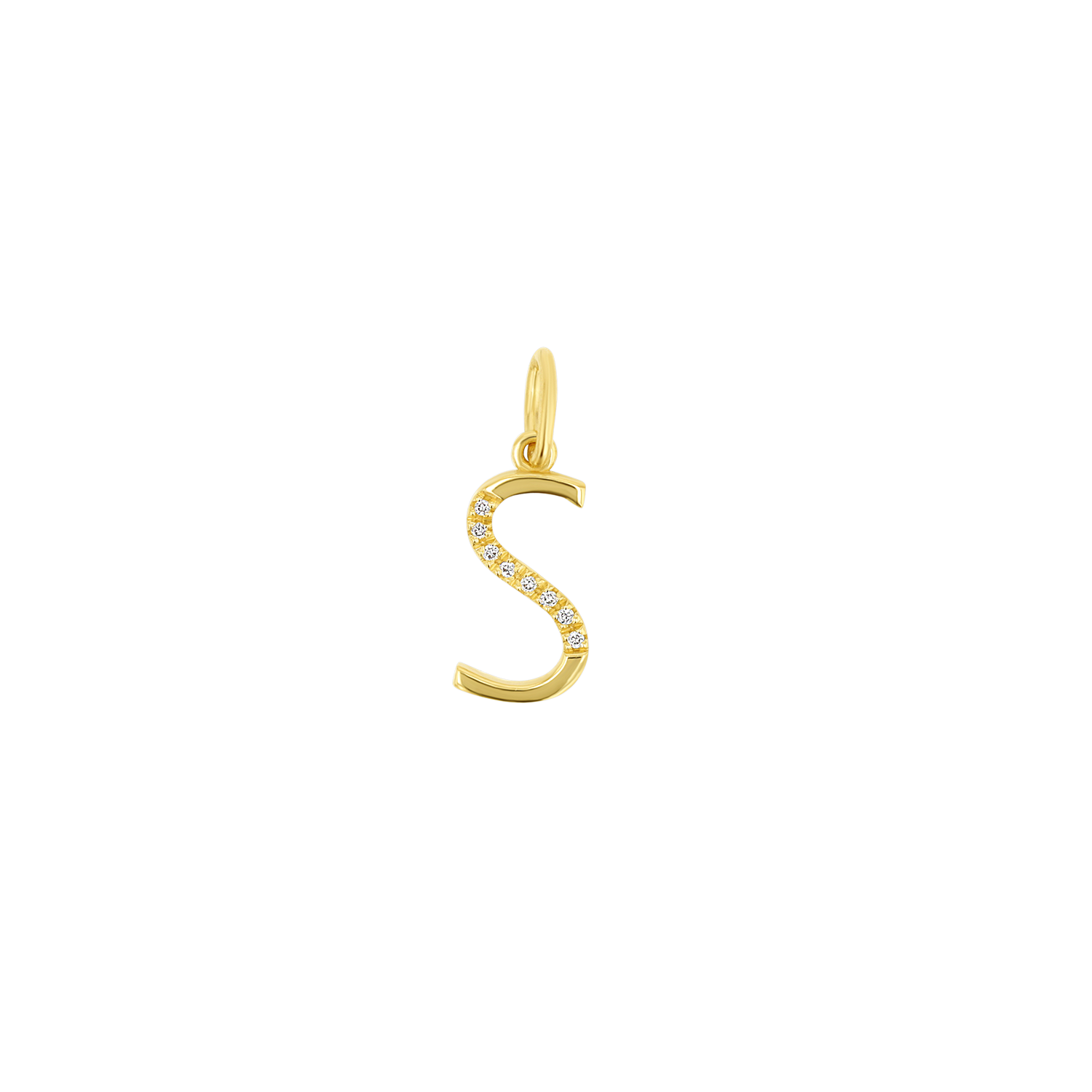 Diamond Initial Charm D37358