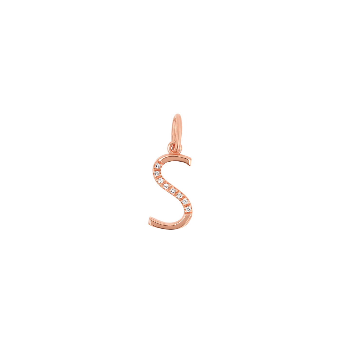 Diamond Initial Charm D37358