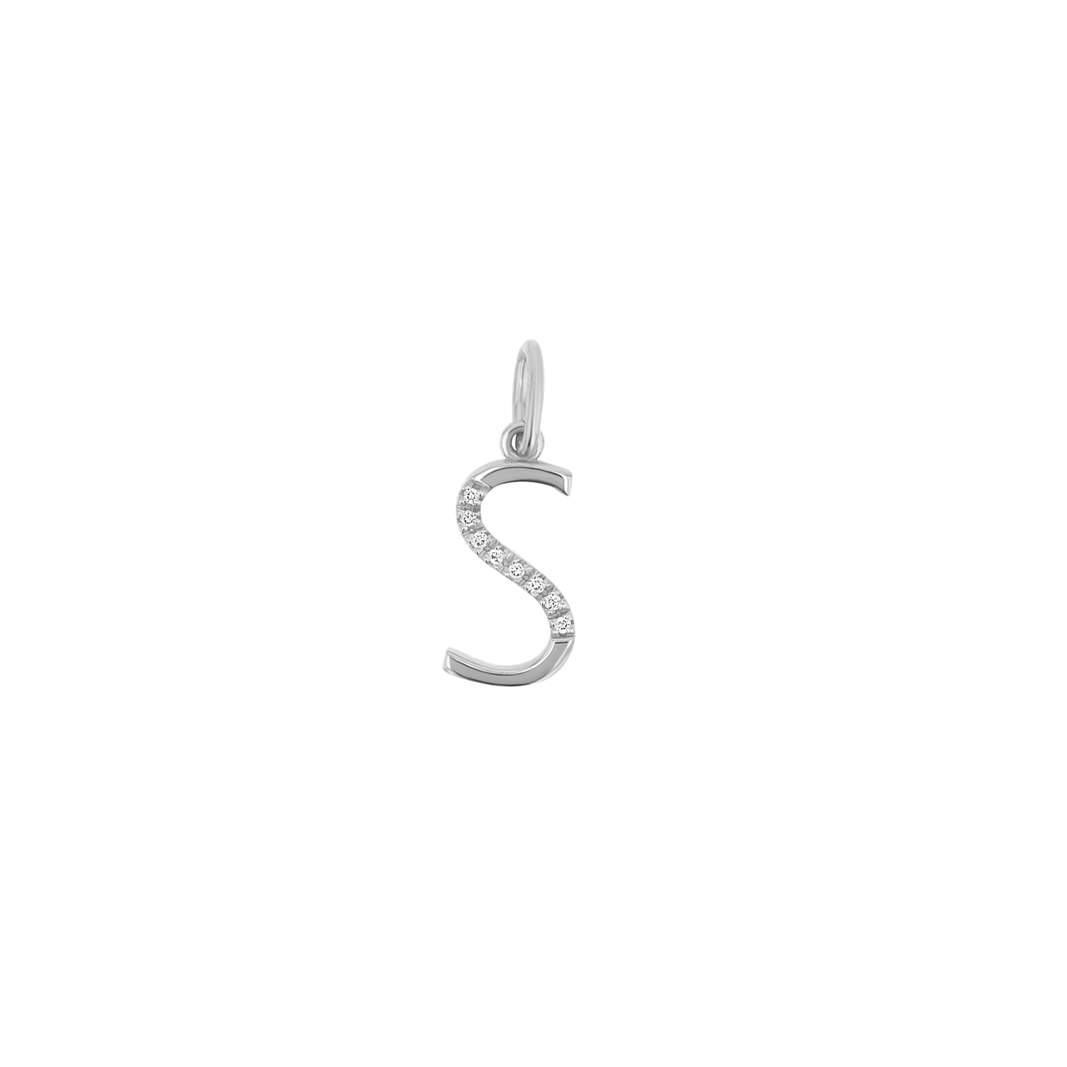 Diamond Initial Charm D37358