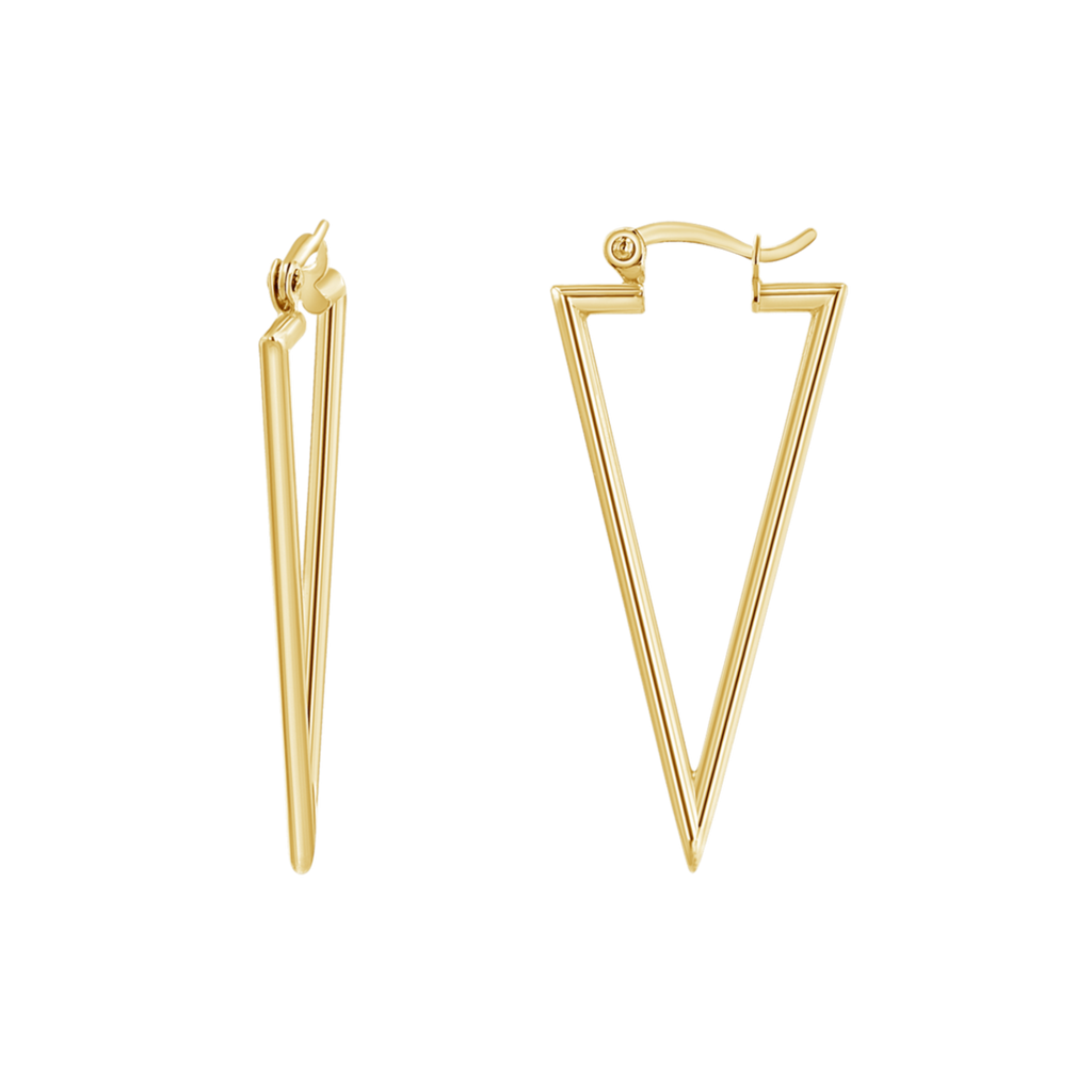 Triangle Hoop Earrings F710