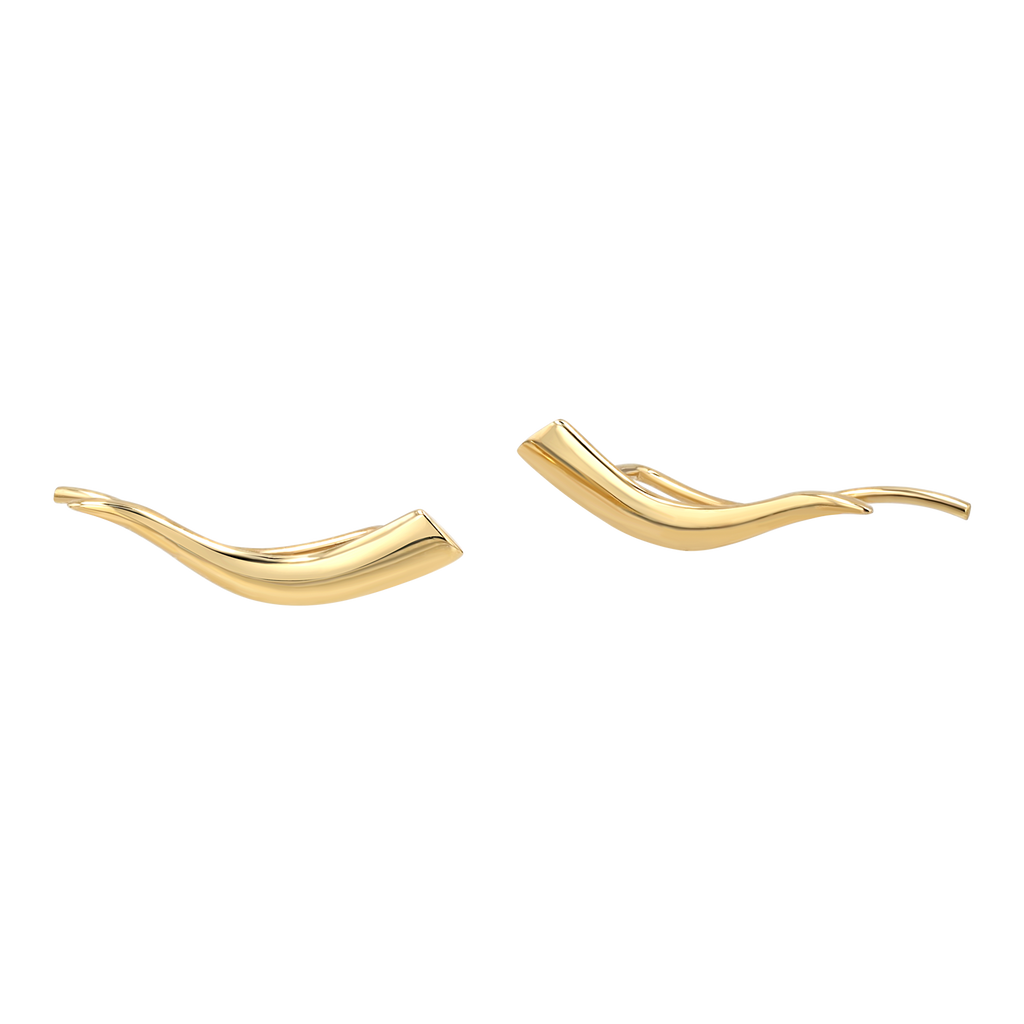 Flame Ear Crawler Earrings L128