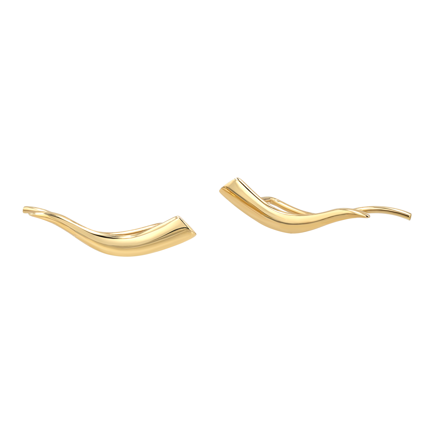 Flame Ear Crawler Earrings L128