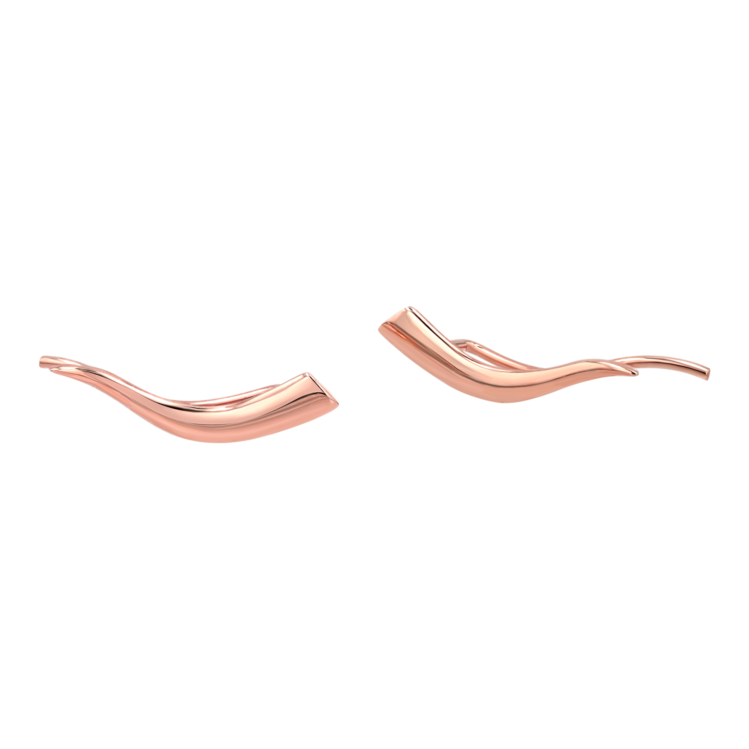 Flame Ear Crawler Earrings L128