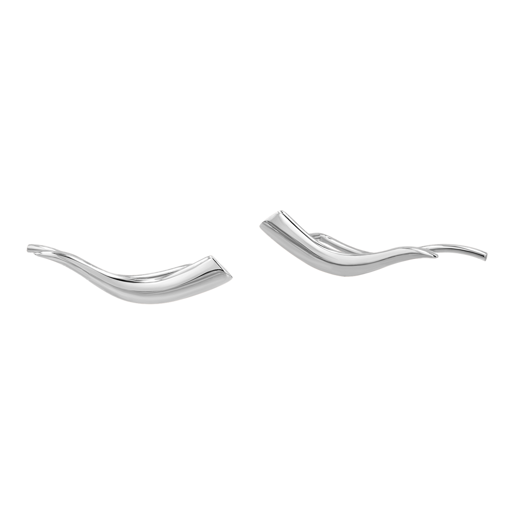 Flame Ear Crawler Earrings L128