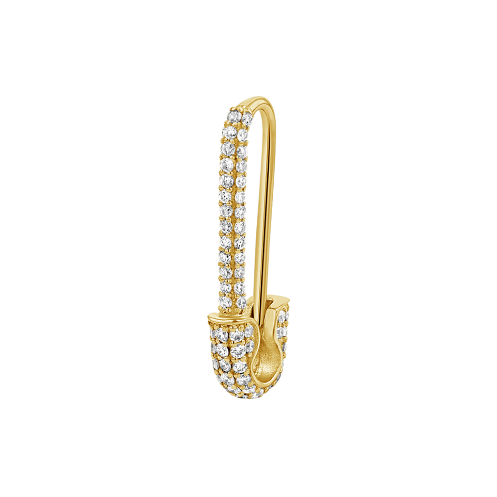 Safety Pin Earrings W9004