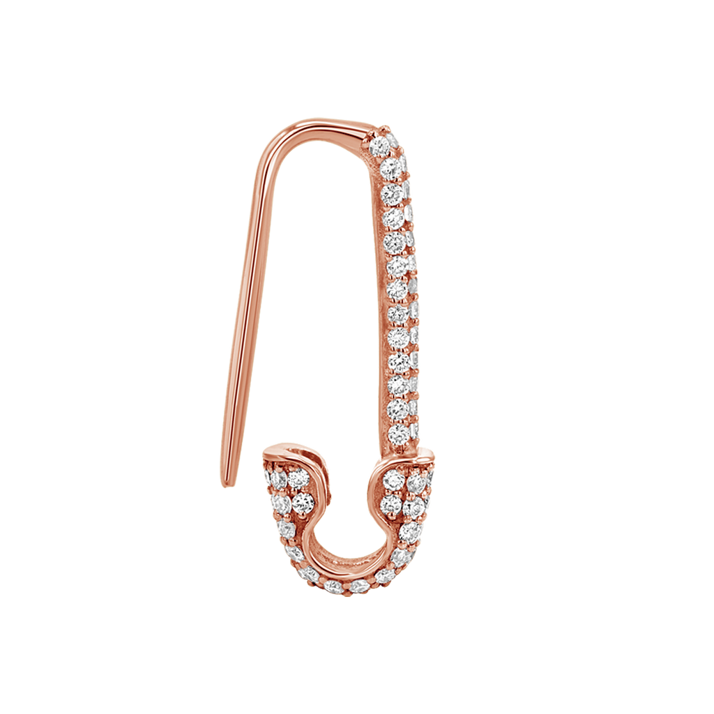 Safety Pin Earrings W9004