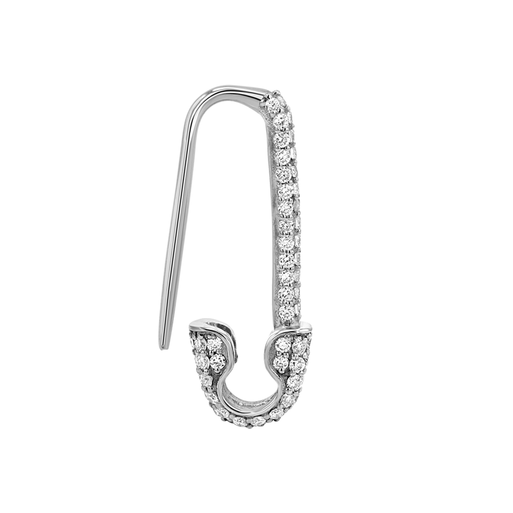 Safety Pin Earrings W9004