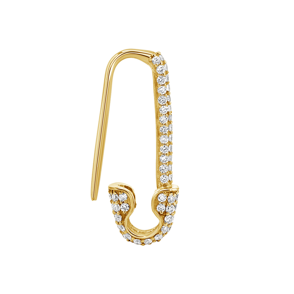 Safety Pin Earrings W9004