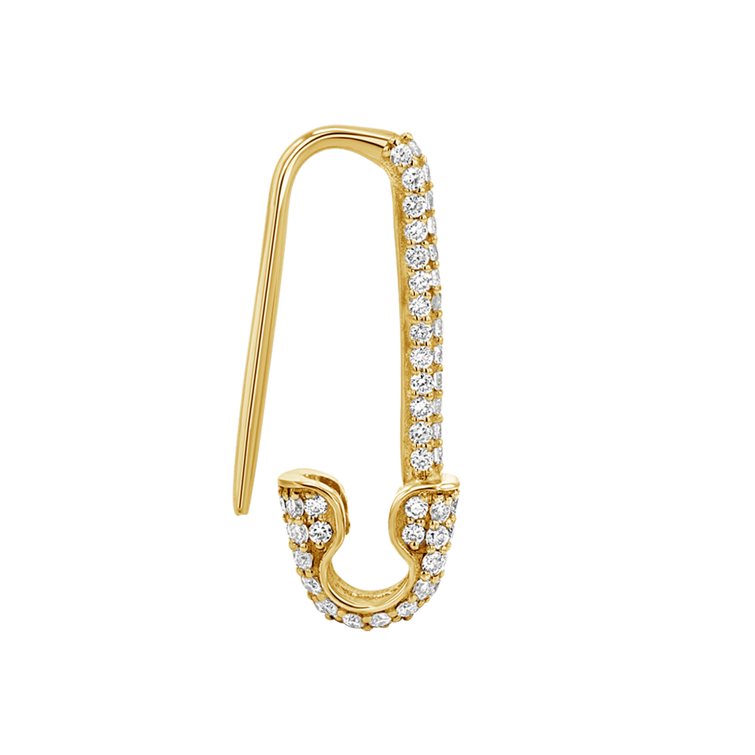 Safety Pin Earrings W9004