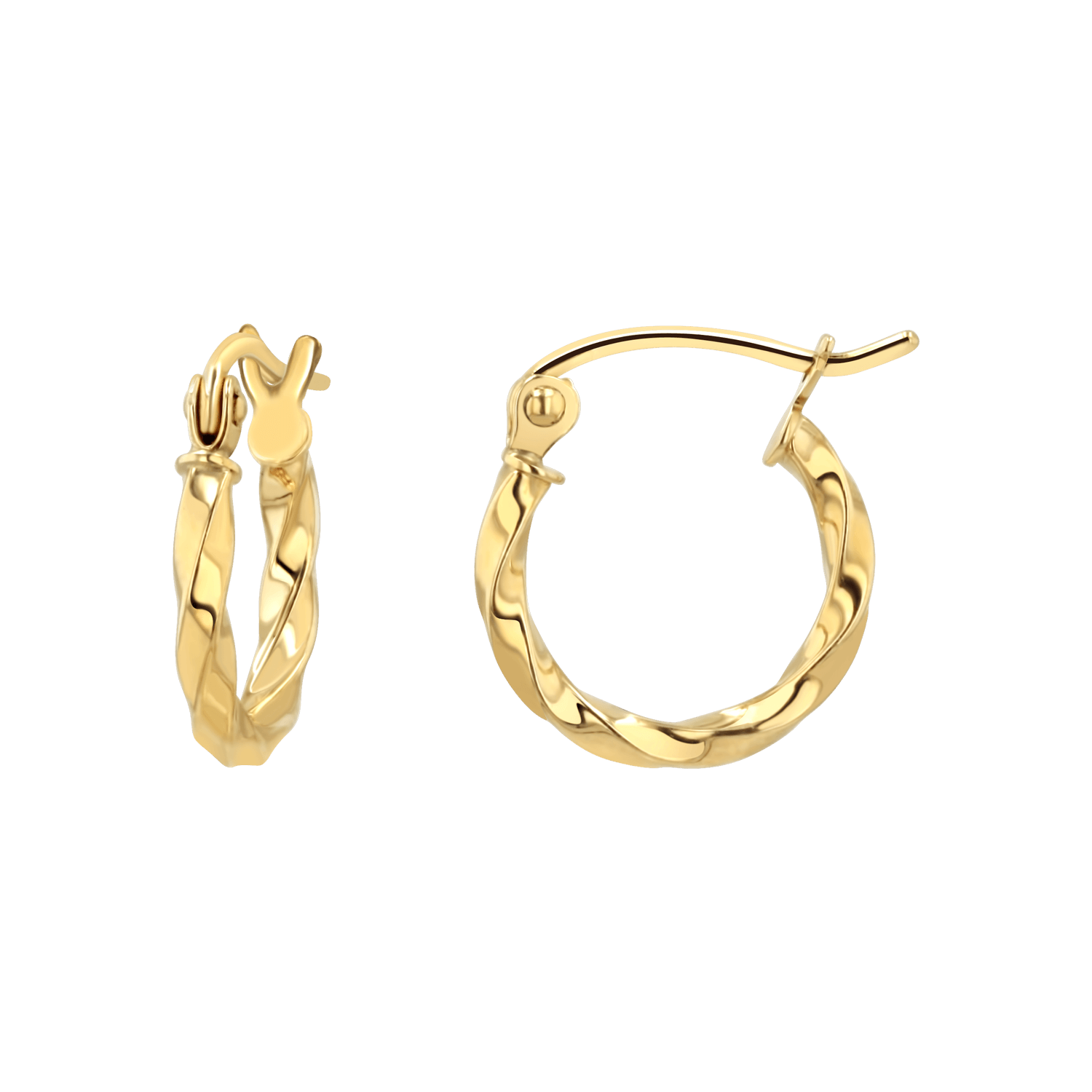 Twist Hoop Earrings O9506