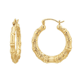 Bamboo Hoop Earrings Z903119