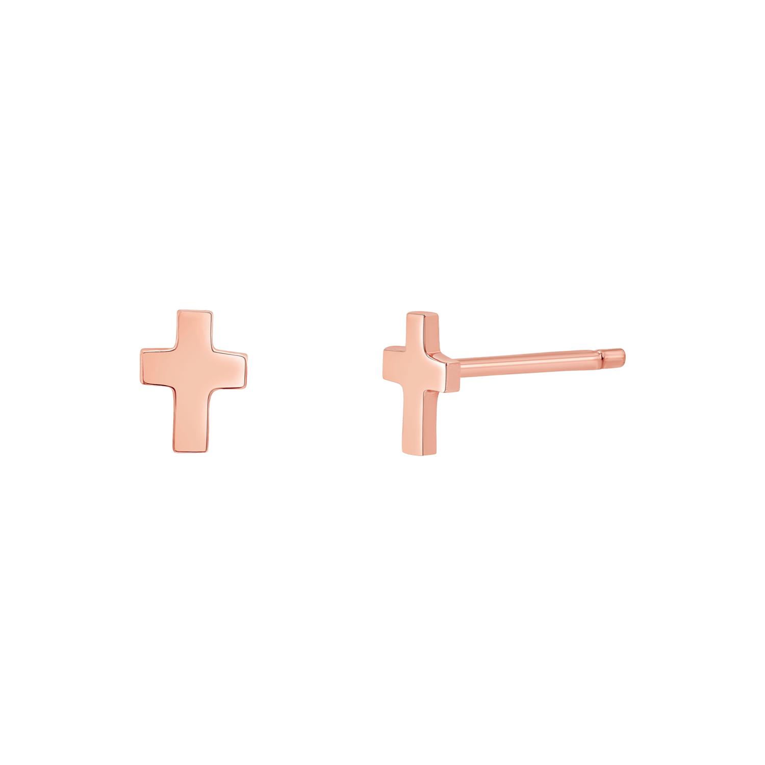 Mini Cross Stud Earrings F496841