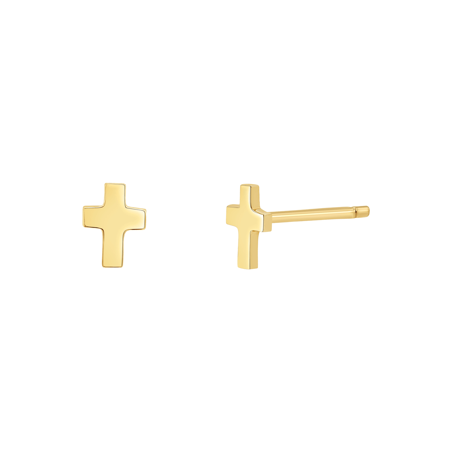 Mini Cross Stud Earrings F496841