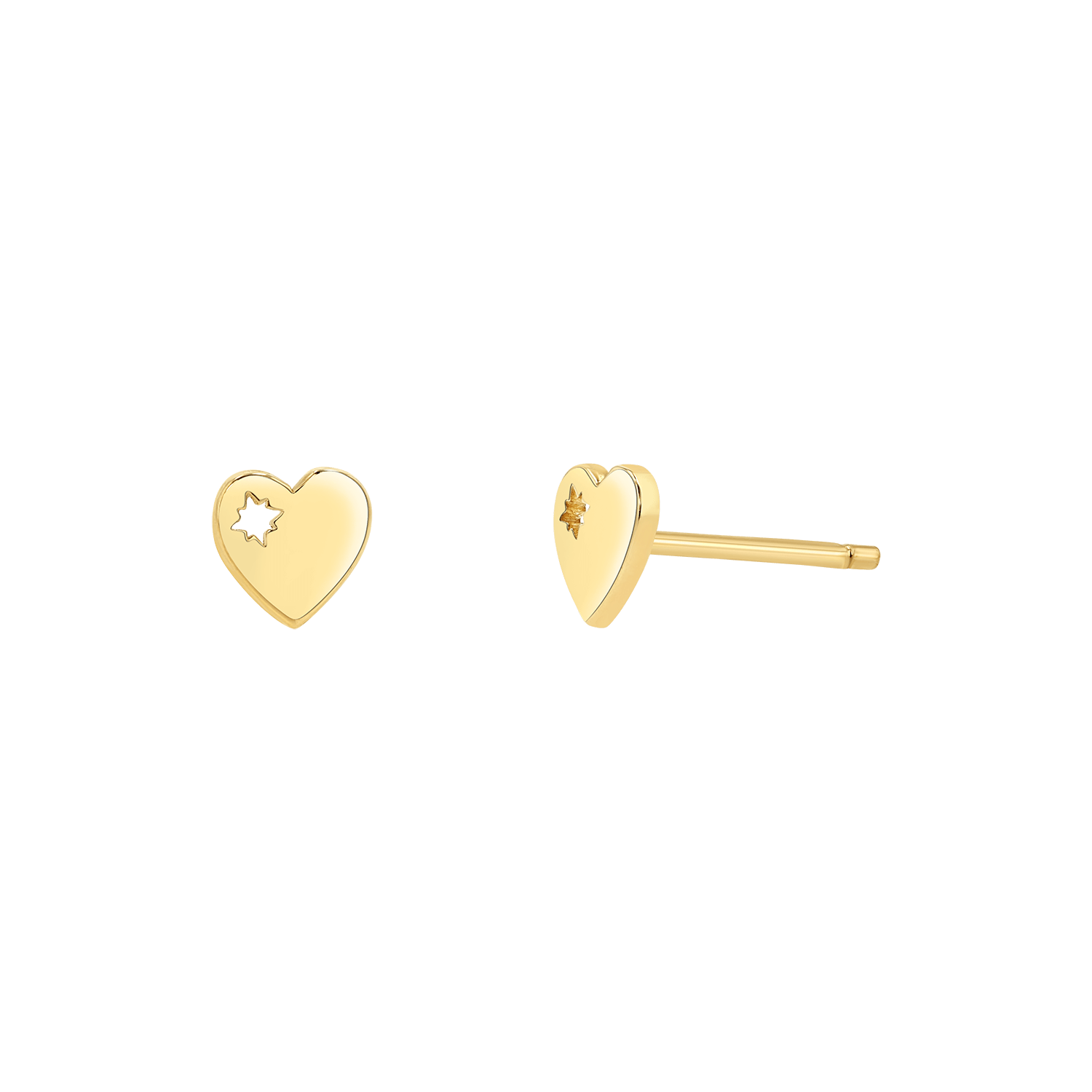 Mini Heart Stud Earrings Y855