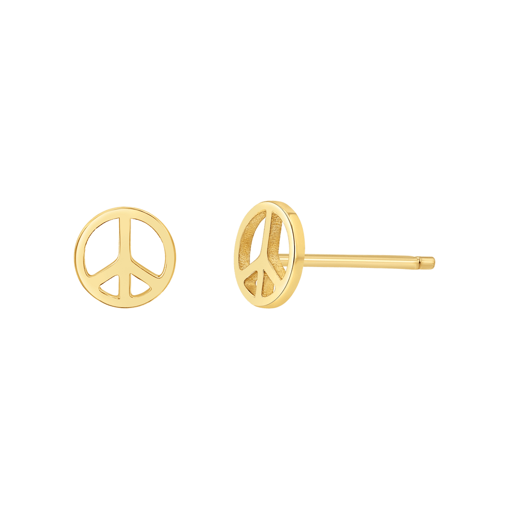 Peace Stud Earrings Y212