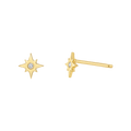 Diamond Starburst Stud Earrings B690367