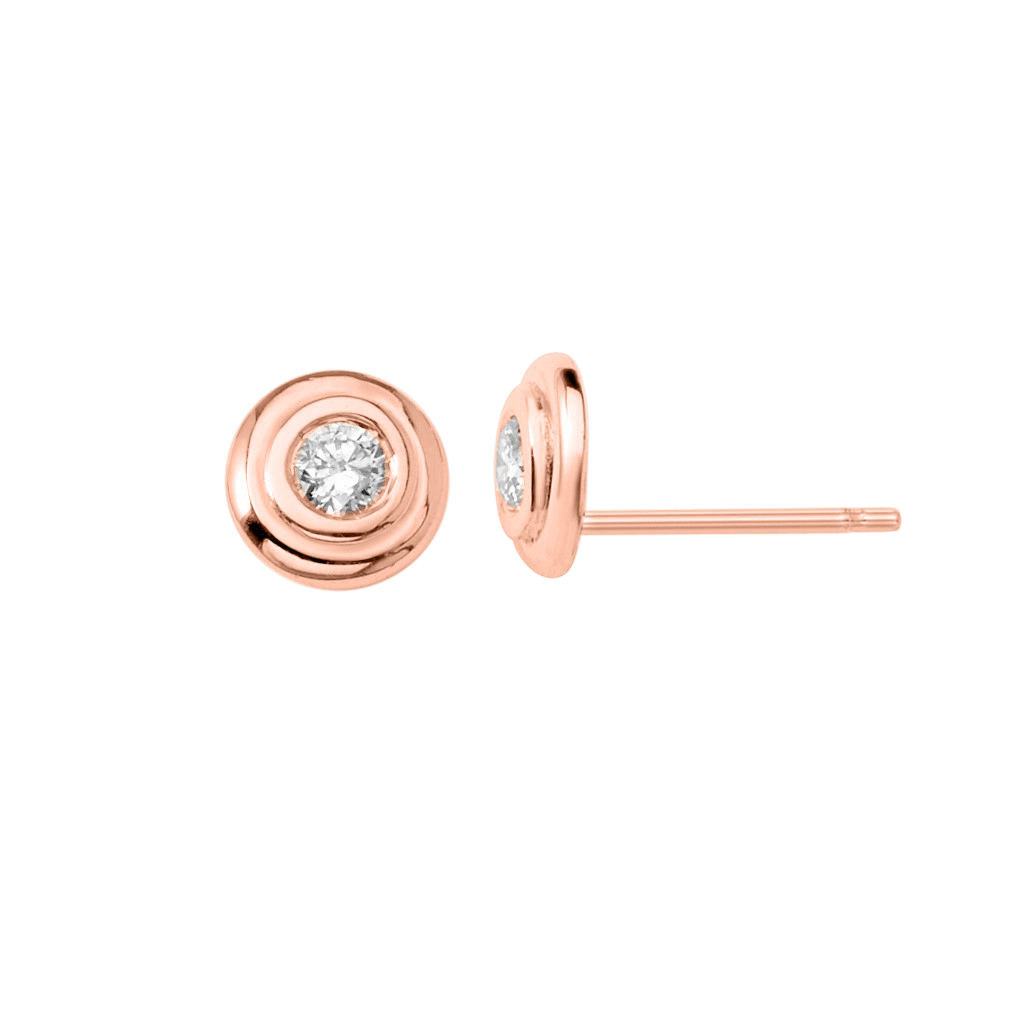 Solitaire Earrings Y156