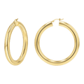 6mm Tube Hoop Earrings U497