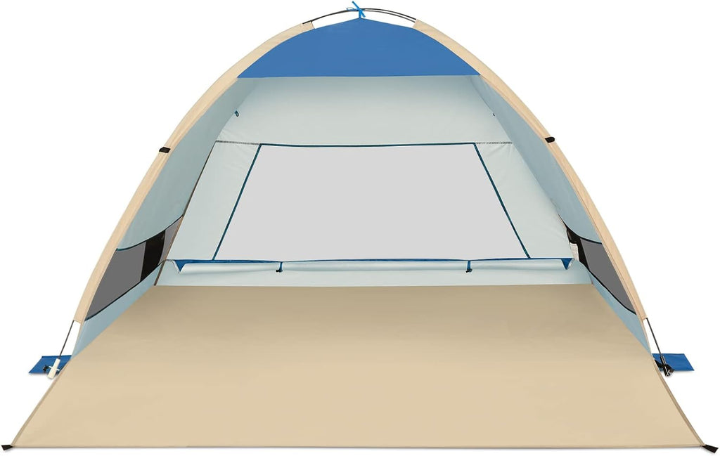 Large Pop Up Beach Tent 4 Person Anti-UV Portable Sunshade B623