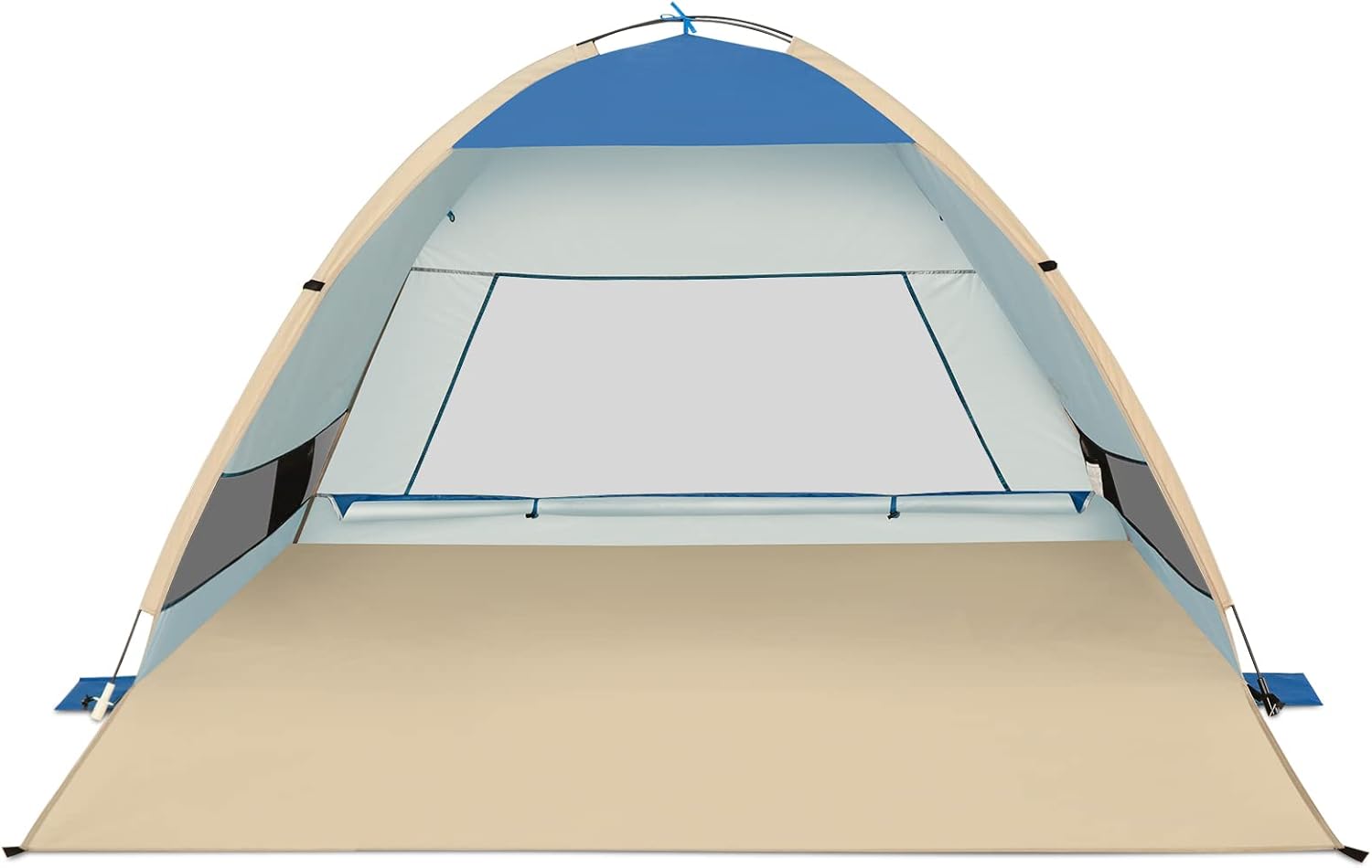 Large Pop Up Beach Tent 4 Person Anti-UV Portable Sunshade B623