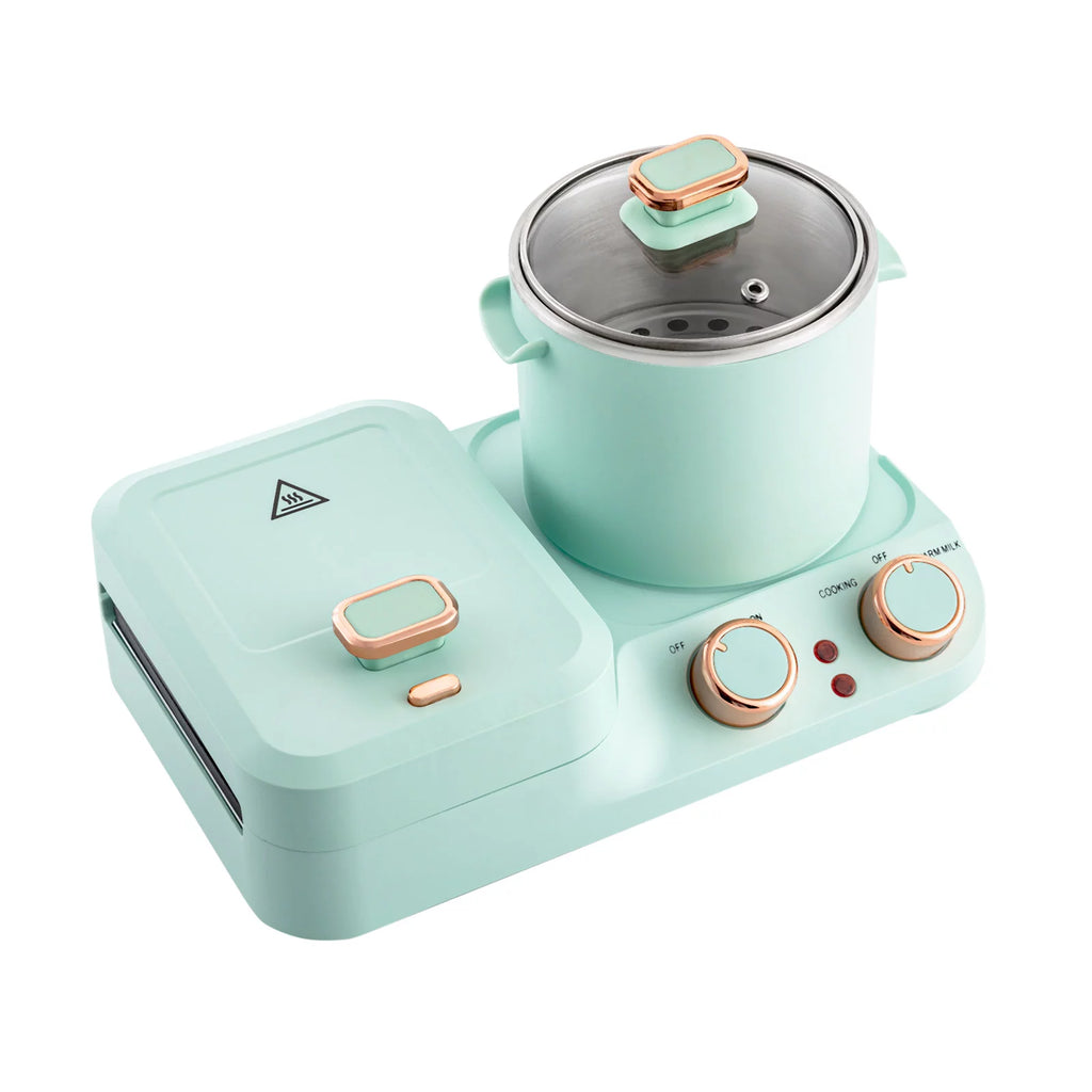3 in 1 Breakfast Maker Machine with Non-stick Coating Plate X783