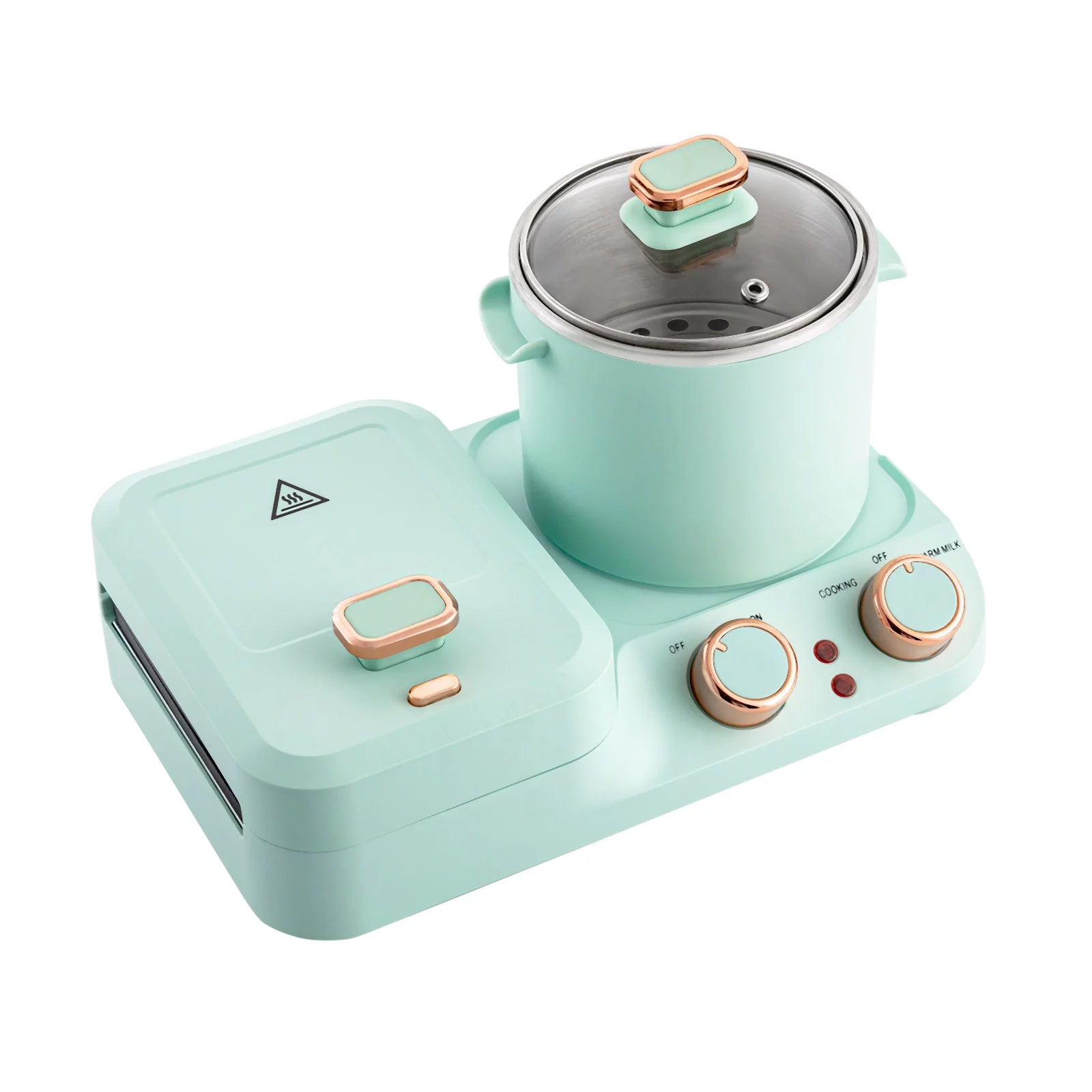 3 in 1 Breakfast Maker Machine with Non-stick Coating Plate X783