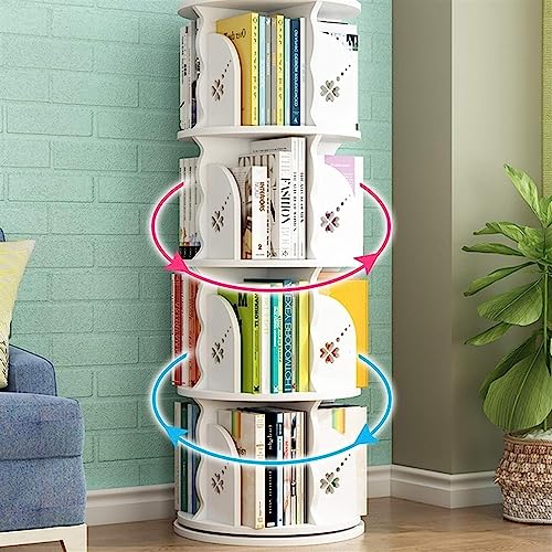 Walnut 360° Rotating Bookshelf A7721