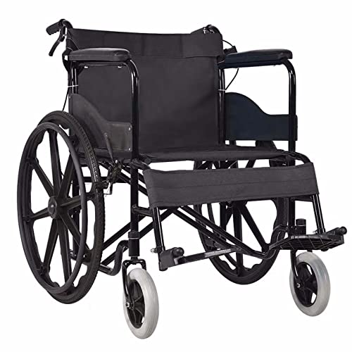 Extra-Wide Heavy Duty Bariatric Folding Wheelchair, 20" Wide Seat, Blue C49988