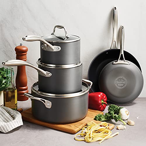 Hard Anodized 8 Qt Covered Stock Pot E870718