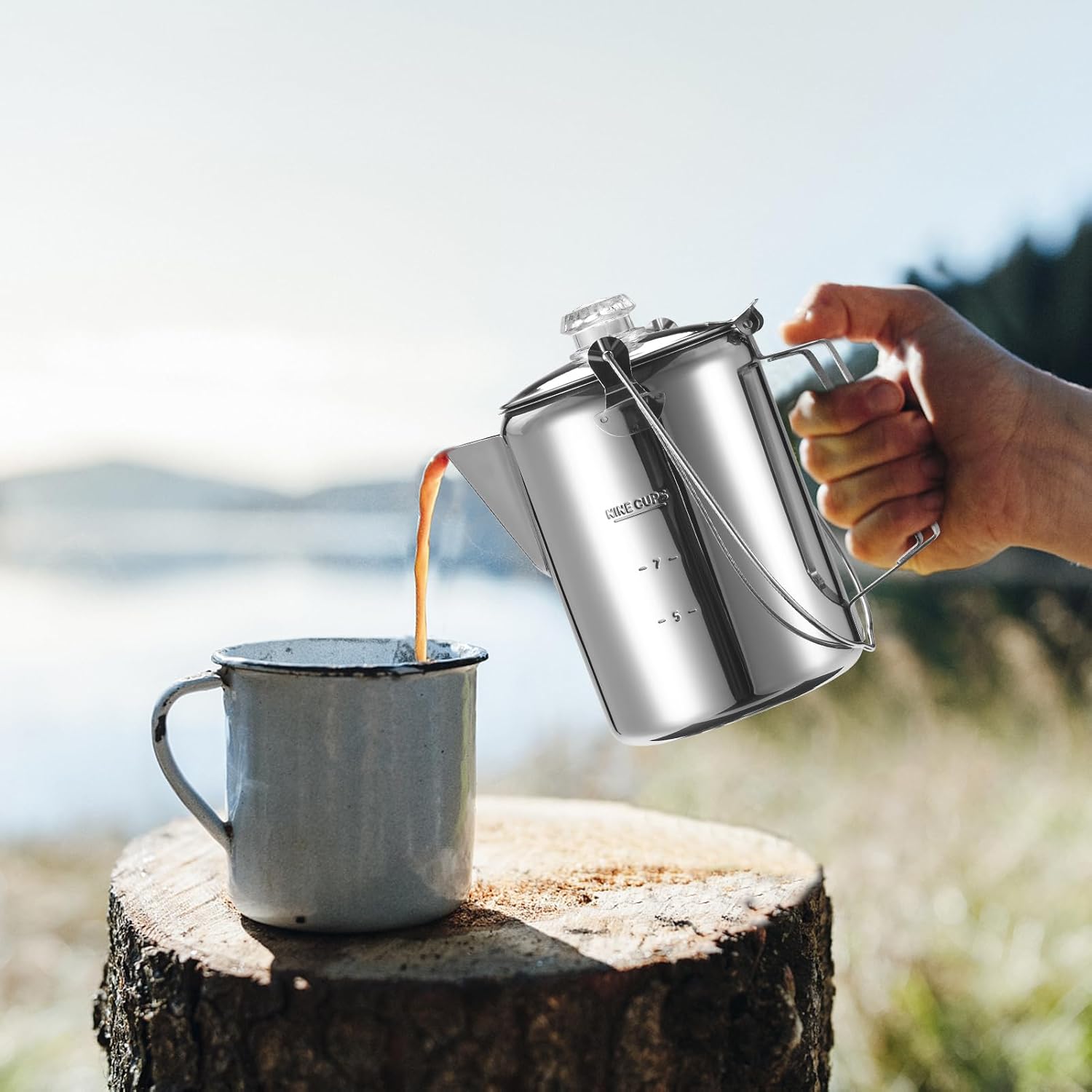 1.2L Stainless Steel Coffee Percolator J3996
