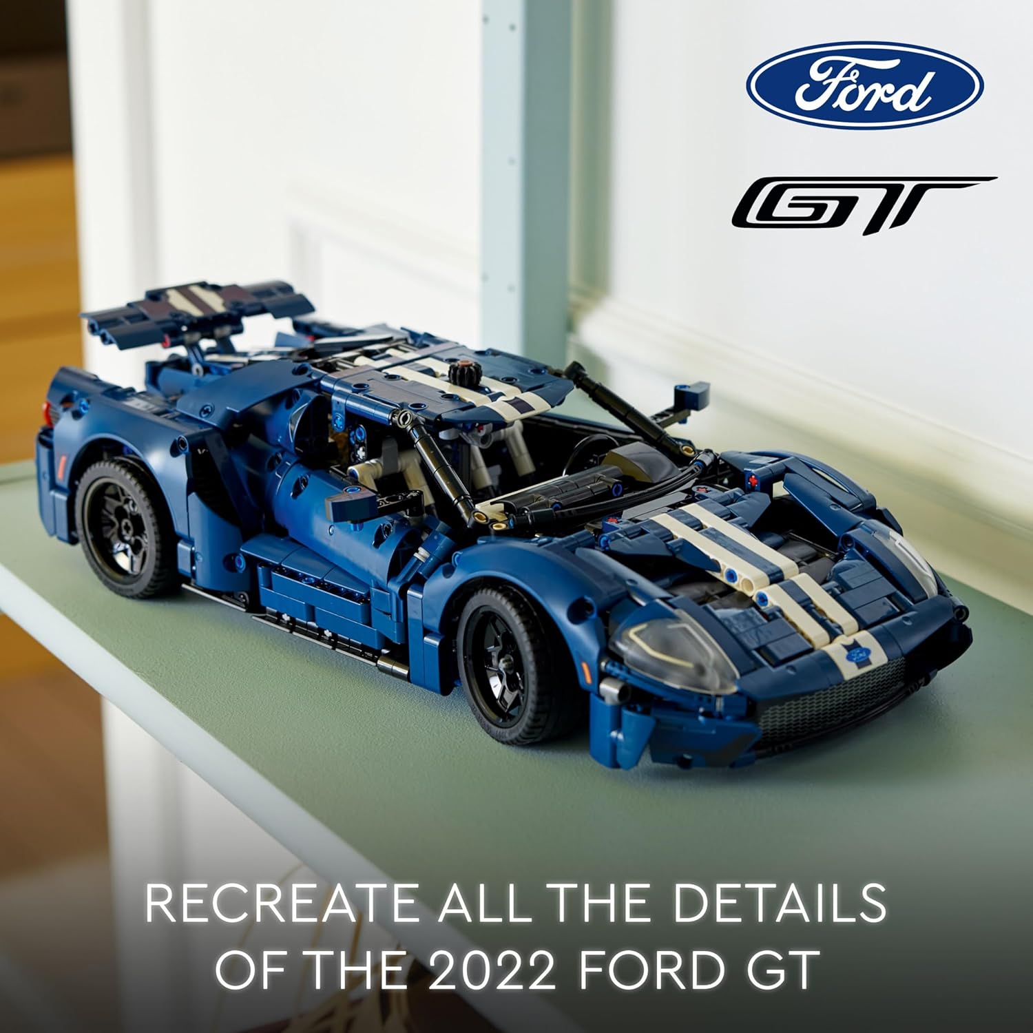 2022 Ford GT Racing Car Toy Blocks U99841