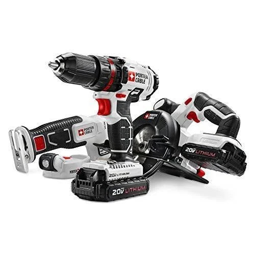 Cordless Drill Combo Kit Power Tool, 4-Tool H873941